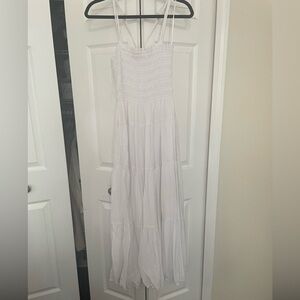 Abercrombie & Fitch White maxi dress